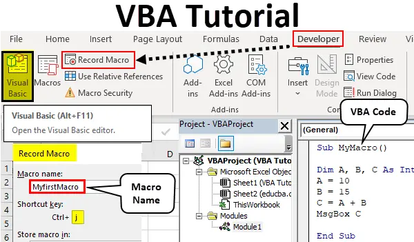 Excel VBA Tutorial