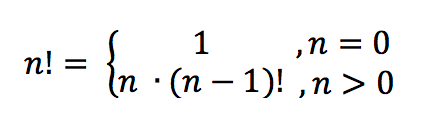 Factorial of a number