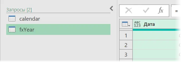 Factory calendar in Excel