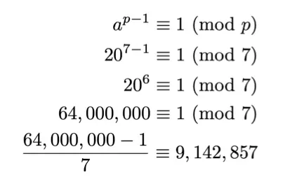 Fermat&#8217;s little theorem