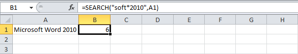 FIND and SEARCH functions in Excel