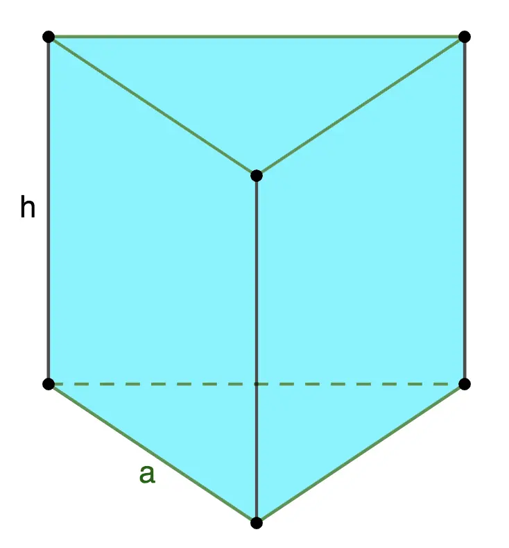 Finding the area of ​​​​a regular prism: formula and tasks