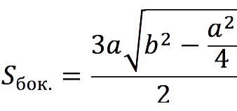 Finding the area of ​​a regular pyramid: formulas