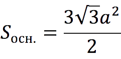 Finding the area of ​​a regular pyramid: formulas