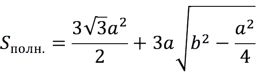 Finding the area of ​​a regular pyramid: formulas