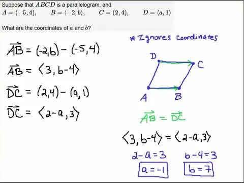 Finding the coordinates of a vector