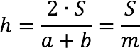 Finding the height of a trapezoid: formulas and examples of tasks