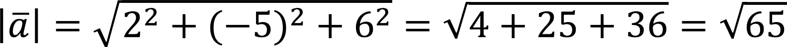 Finding the length of a vector