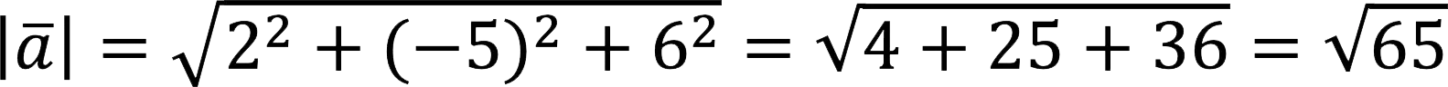 Finding the length of a vector