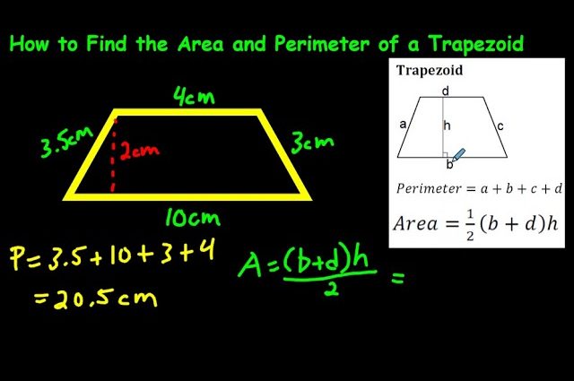 Pronalaženje perimetra trapeza: formula i zadaci