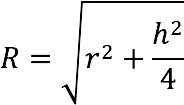 Finding the radius/area/volume of a sphere (ball) circumscribed around a cylinder