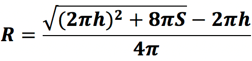 Finding the radius of a cylinder: formula and examples