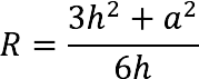 Finding the radius of a sphere (ball) circumscribed about a regular pyramid