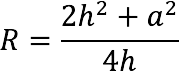 Finding the radius of a sphere (ball) circumscribed about a regular pyramid