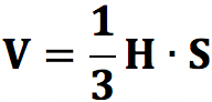 Finding the volume of a cone: formula and tasks