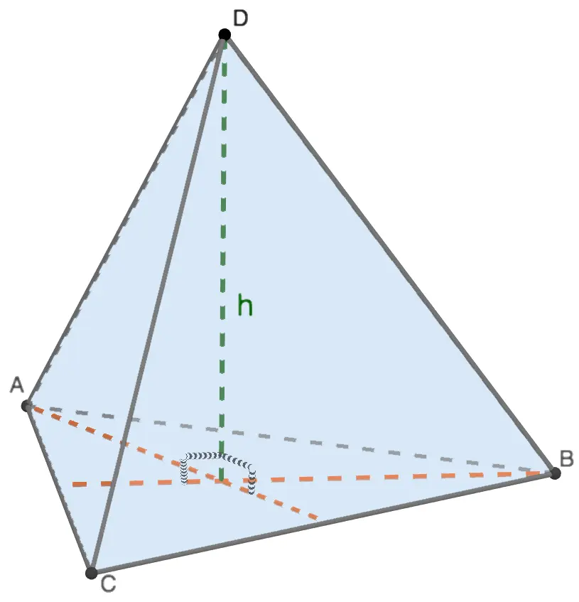 Finding the volume of a tetrahedron: formula and tasks