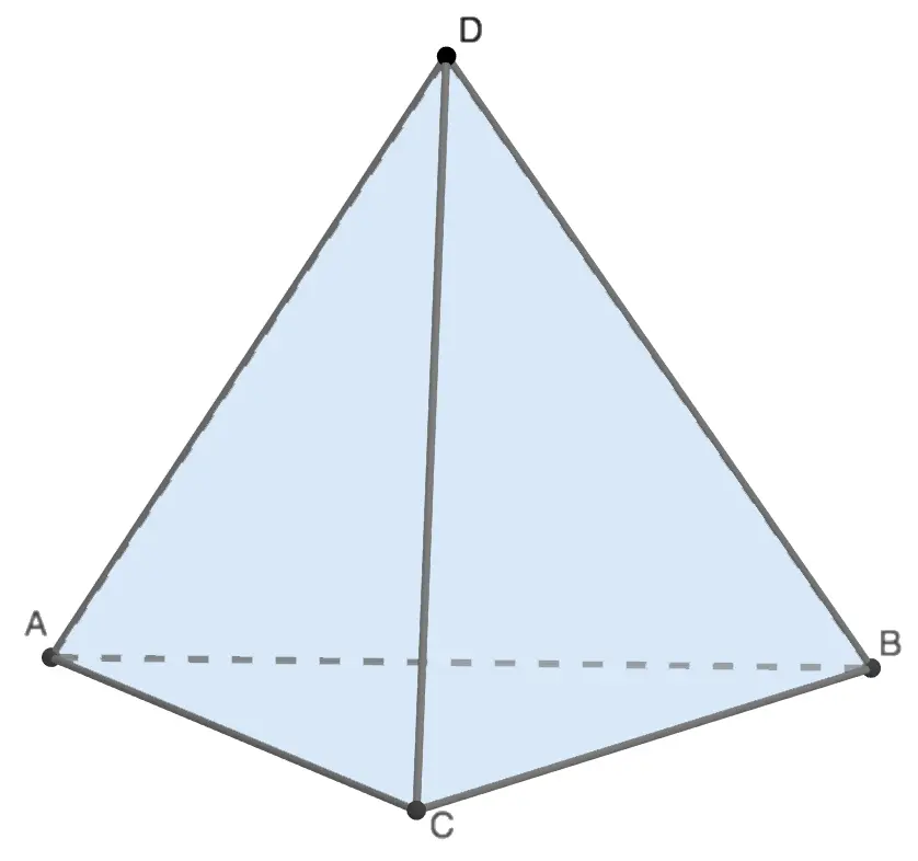 Finding the volume of a tetrahedron: formula and tasks