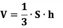 Finding the volume of the pyramid: formula and tasks