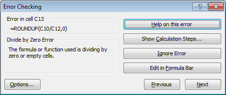 Formula dependencies in Excel