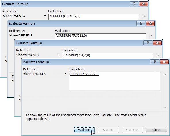 Formula dependencies in Excel