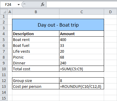 Formula dependencies in Excel