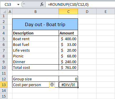 Formula dependencies in Excel