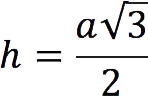 Formulas for finding the height of a triangle