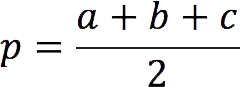 Formulas for finding the height of a triangle