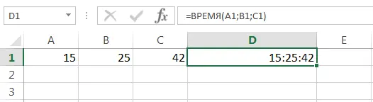 Functions to create and display dates and times in Excel