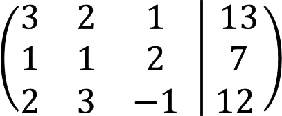Gauss method for SLAE solution