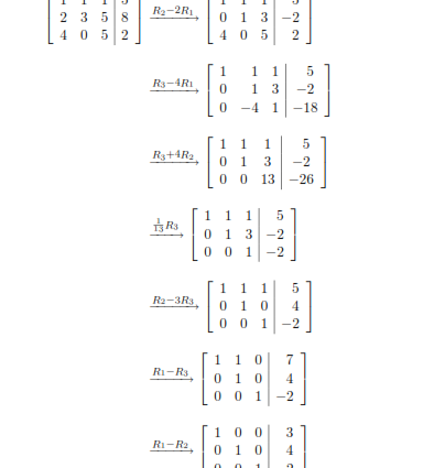 SLAE ဖြေရှင်းချက်အတွက် Gauss နည်းလမ်း