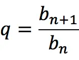 Geometric progression: definition, formulas, properties