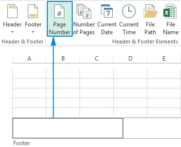 Headers and footers in Excel