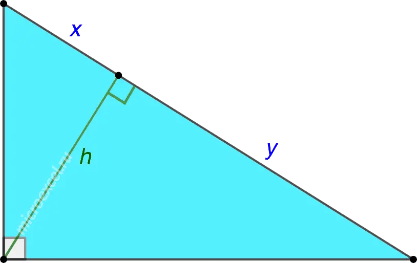 Height properties of a right triangle