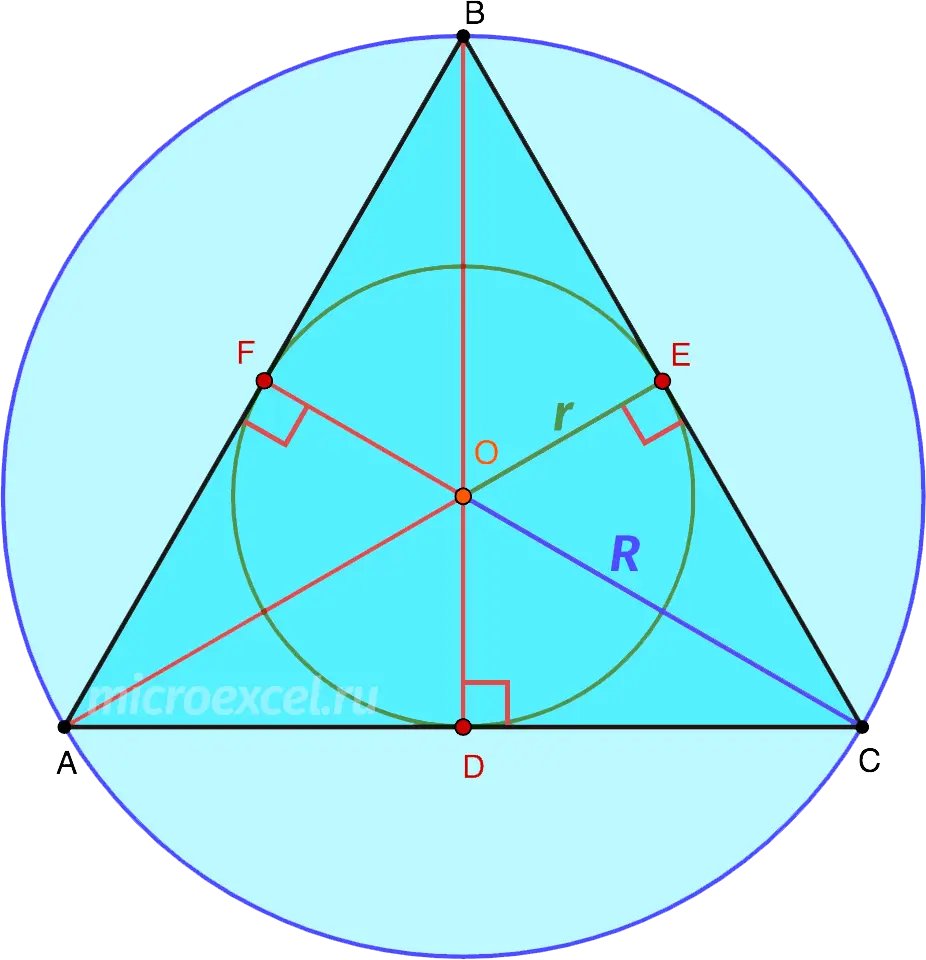 Height properties of an equilateral triangle