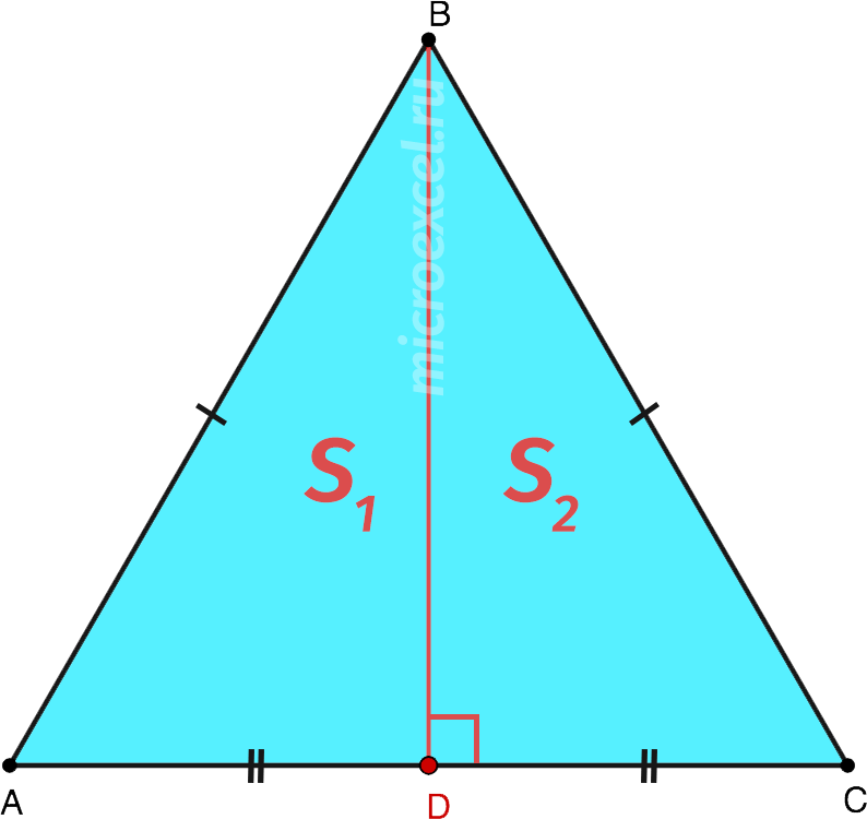 Height properties of an equilateral triangle