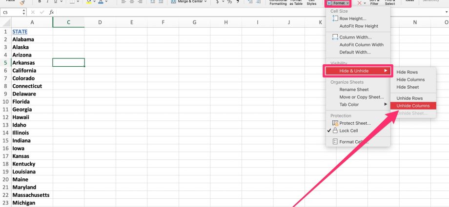 Hidden Columns In Excel 3 Ways To Show Hidden Columns In Excel 