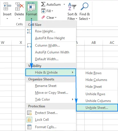 Hidden Sheets in Excel: How to Show or Hide