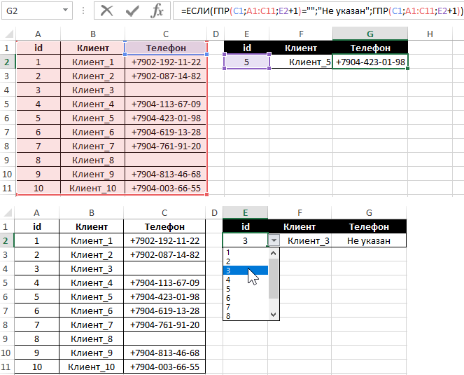 HLOOKUP function in Excel - complete instructions for use with examples