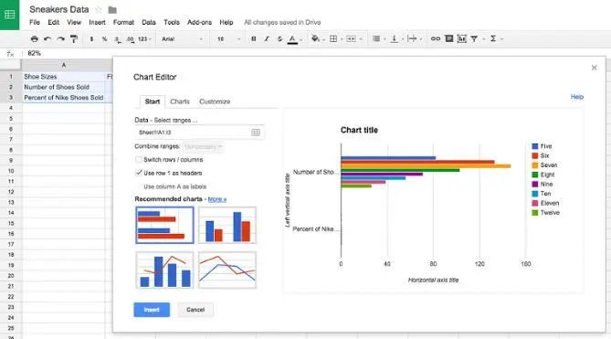 How to add a secondary axis to a chart in Excel