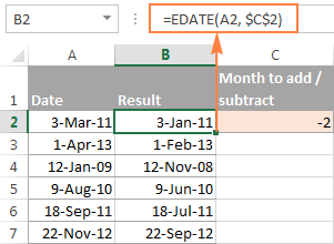 How to add and subtract dates, days, weeks, months and years in Excel