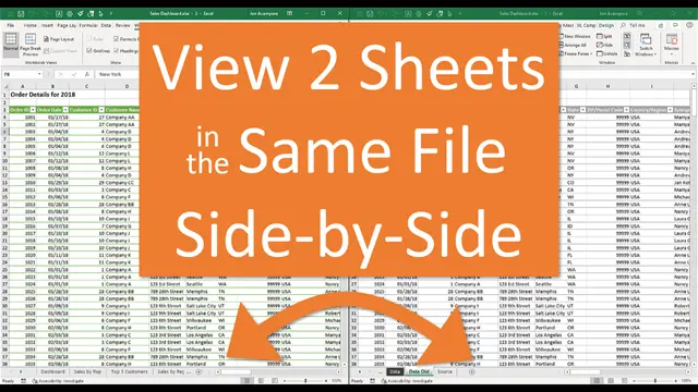 How to arrange Excel 2013 files side by side in different windows