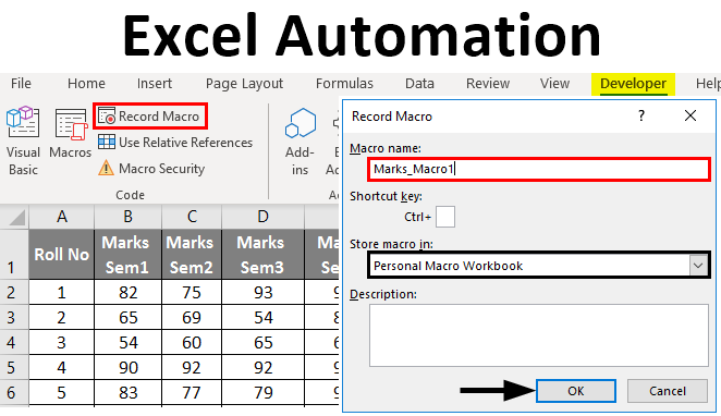 매크로를 사용하여 Excel에서 일상적인 작업을 자동화하는 방법