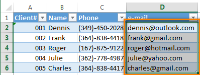 How to avoid duplicates appearing in a column in an Excel sheet