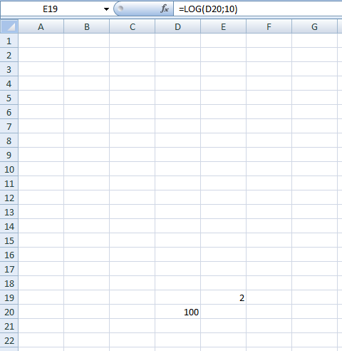 How to calculate logarithm in Excel. LOG function for calculating the logarithm in Excel