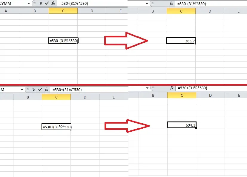 How to calculate percentage of a number in Excel. How to calculate share in excel