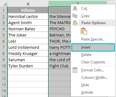 How to capitalize the first letter in Excel