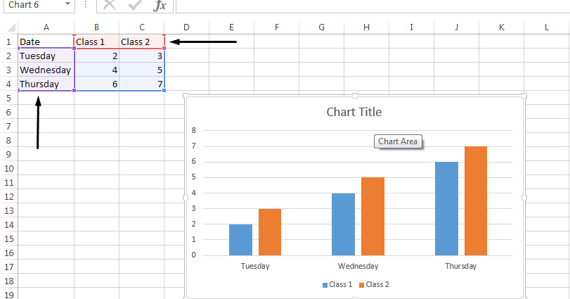 How to Change Series Labels in an Excel Table