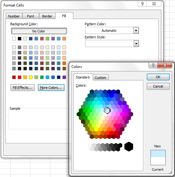 How to change the color of a row in Excel depending on the value in a cell