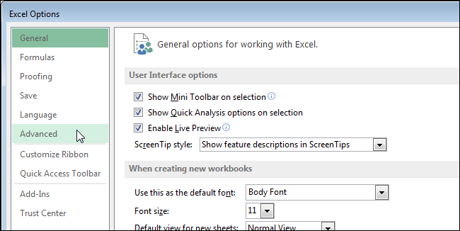 How to change the color of grid lines in Excel